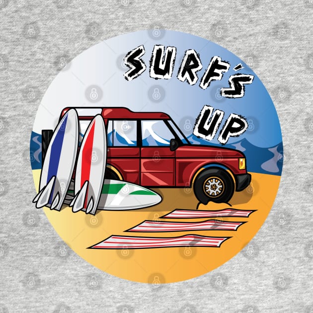 Surf's Up - Discovery - Surfboard by FourByFourForLife